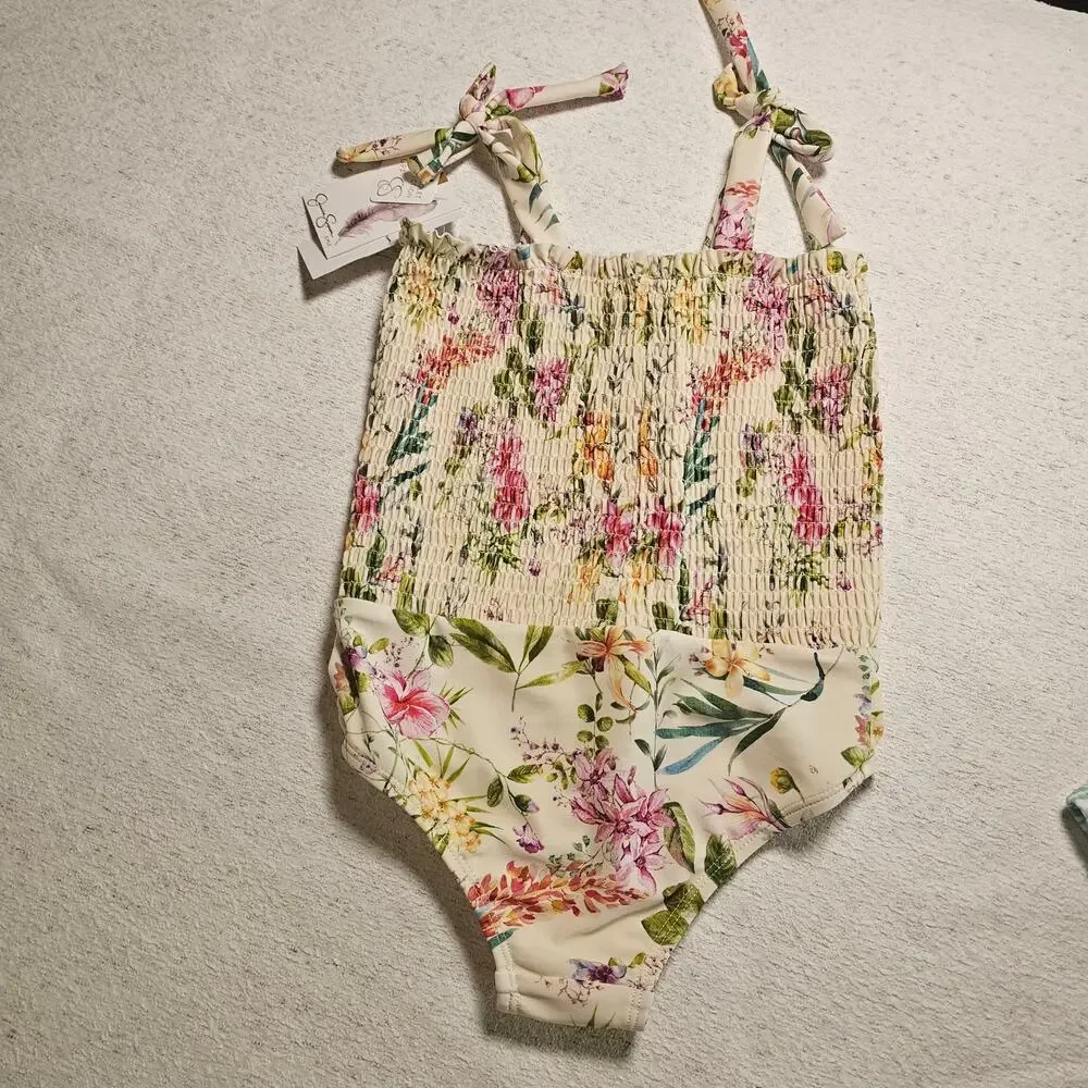 Jessica Simpson Girls Size 6 NWT 2 Swimsuit Cover Up Sets UPF 50 Beach Bundle
